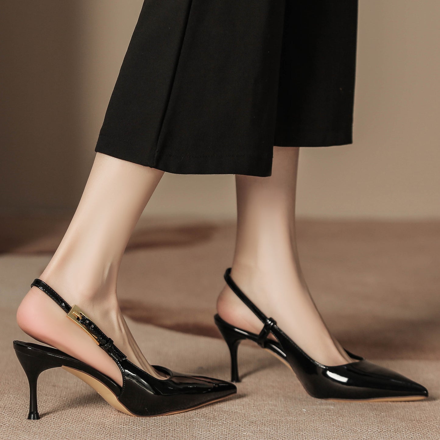 Women’s Red Patent Stiletto Ankle Strap Heels