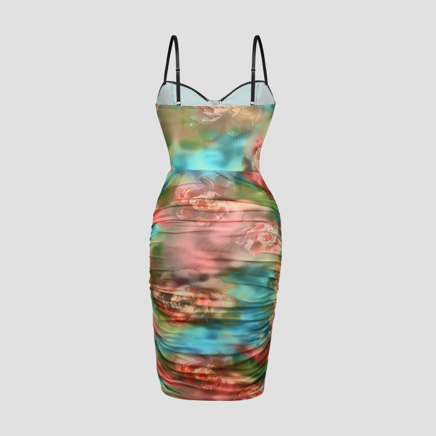 Mesh camisole short skirt, hip hugging dress