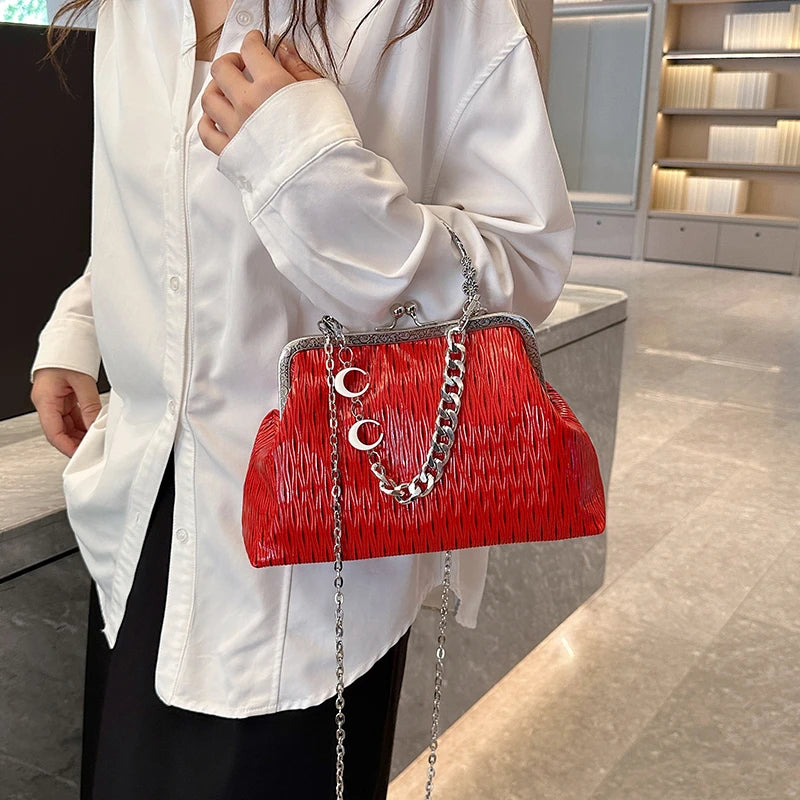 Chinese Style PU Leather Crossbody Bags for Women Hit Trend