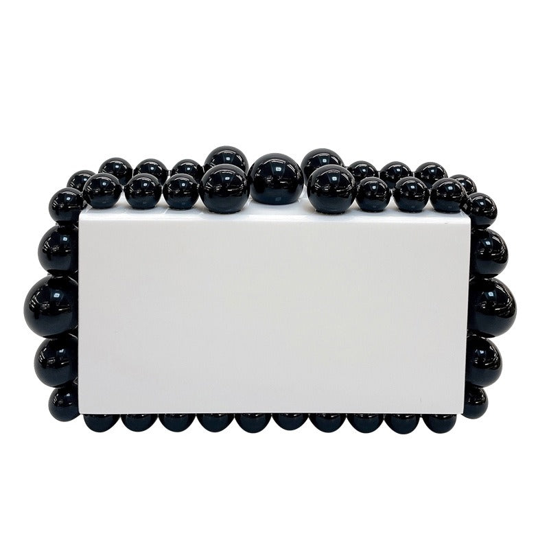 Acrylic Cloud Gel Bag Sparkling Bead Women's Bag