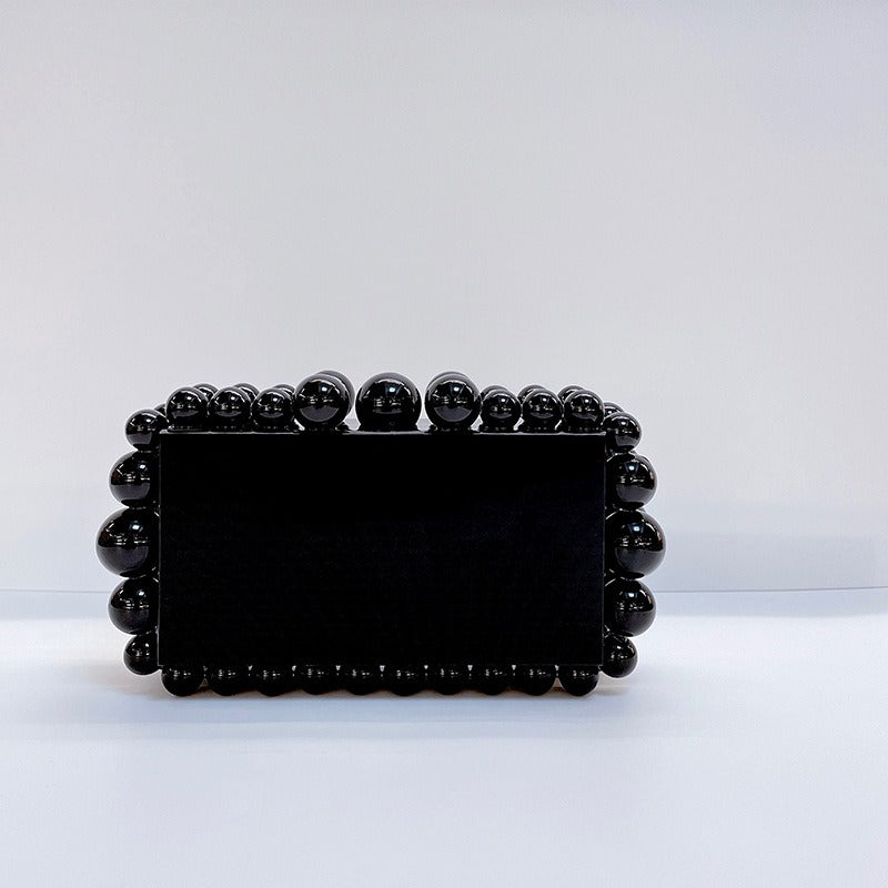 Acrylic Cloud Gel Bag Sparkling Bead Women's Bag