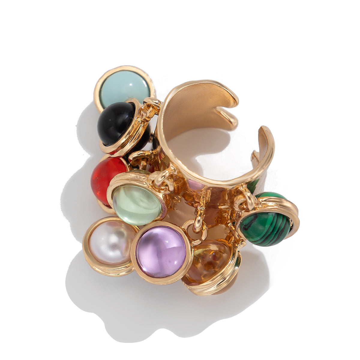 Trending Vintage palace peacock stone circular Ring