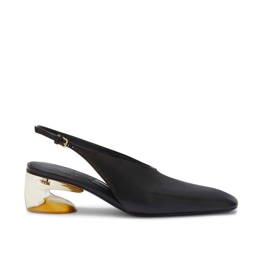 Square Toe Mid Heel Summer Sandals