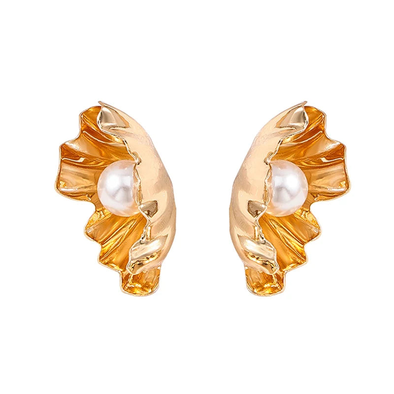Shell Pearl Summer Earrings Trendy Fashion Women Jewelry