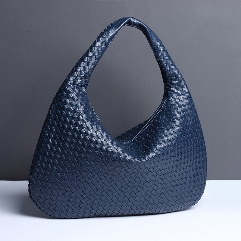Fashion Handwoven Crescent Dumpling Bag