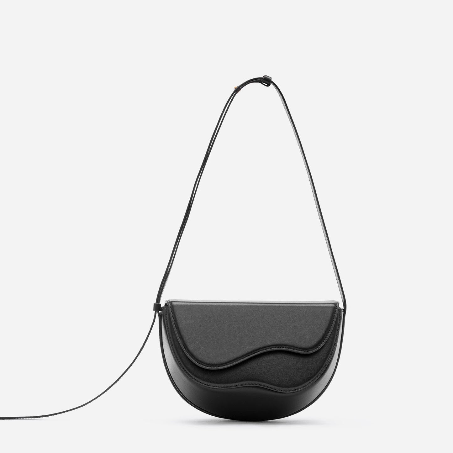 Spliced Single Shoulder Contrast Crossbody Handbag