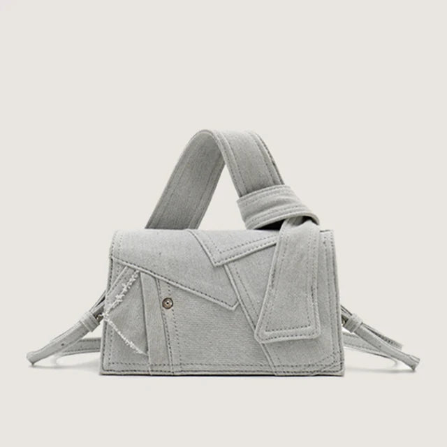 Women’s Denim Patchwork Shoulder Crossbody Bag