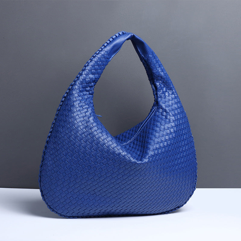 Fashion Handwoven Crescent Dumpling Bag