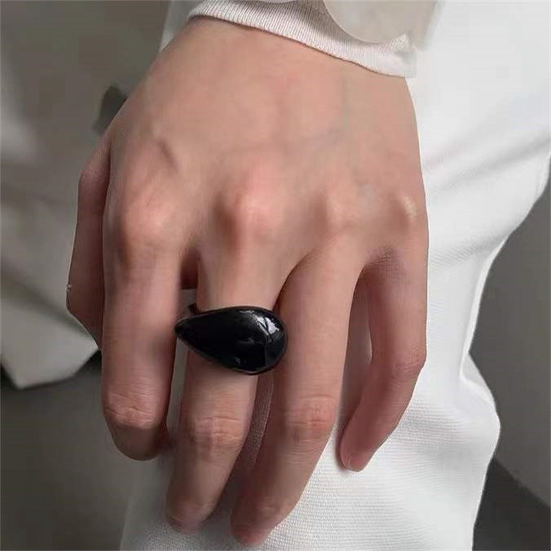 Rich Crystal Resin Rings