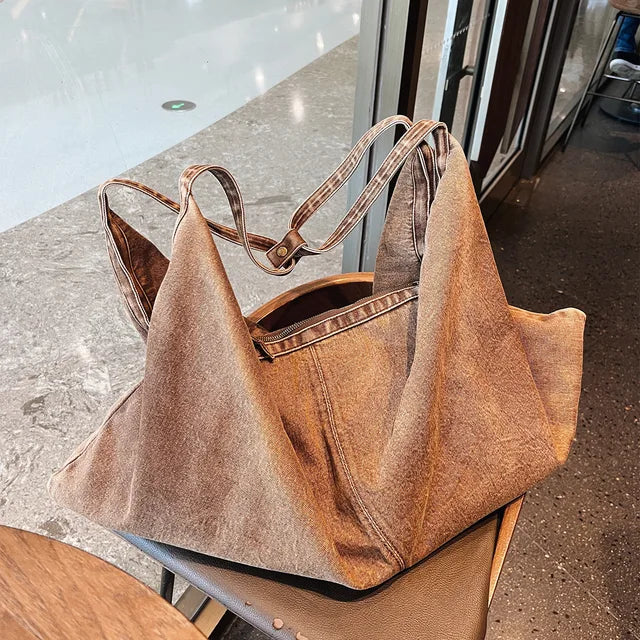 Women's Denim Handbags Casual Denim Cowboy Totes