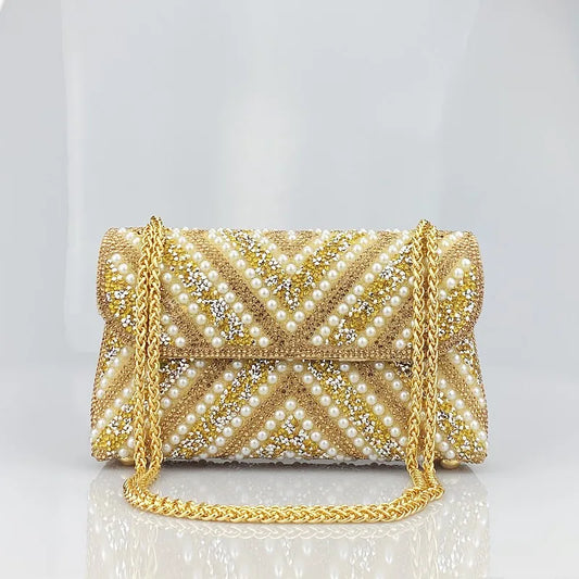Water Diamond Underarm Handheld Bag
