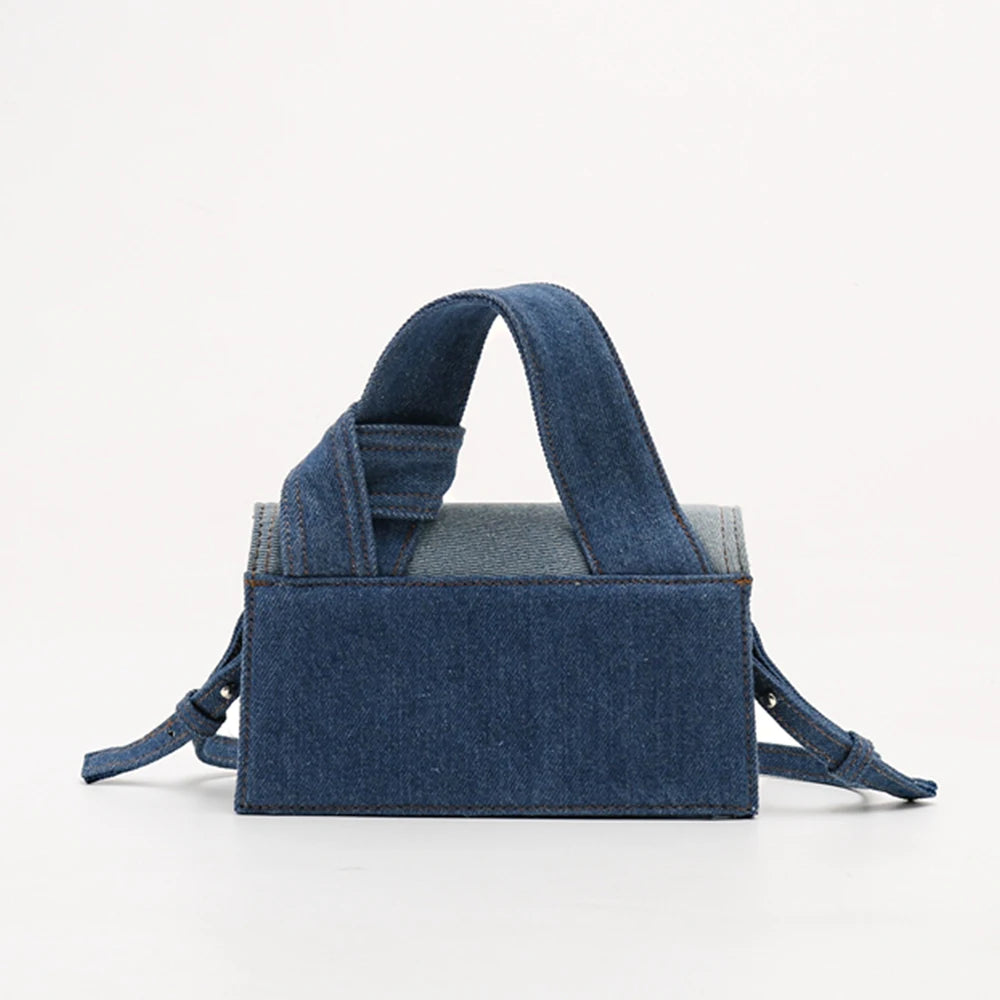 Women’s Denim Patchwork Shoulder Crossbody Bag