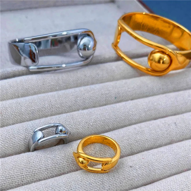 Retro Brass Gold Color Metal Bracelets Bangles for Women