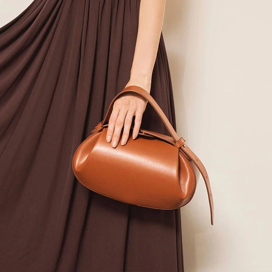 Round Hobo Crossbody Top Handle Handbag