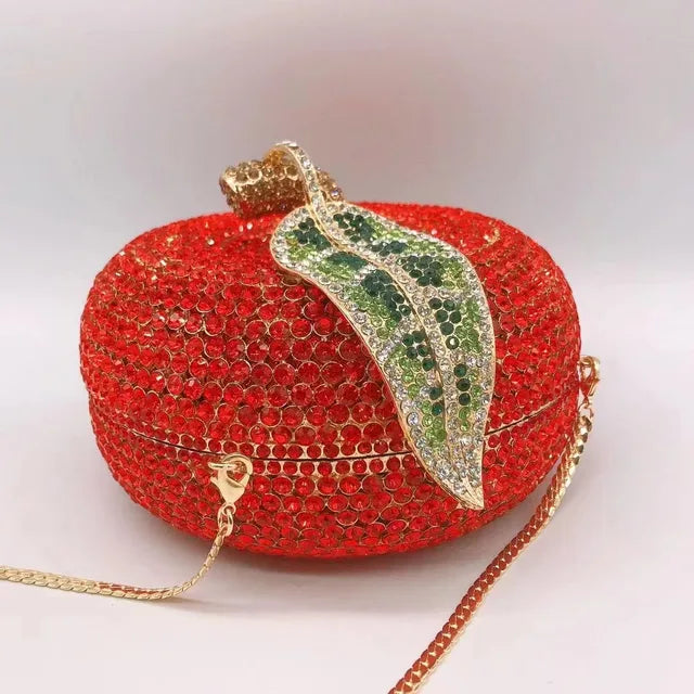 Rhinestone  Luxury Crystal Wedding Purses Diamond Party Bridal Purse