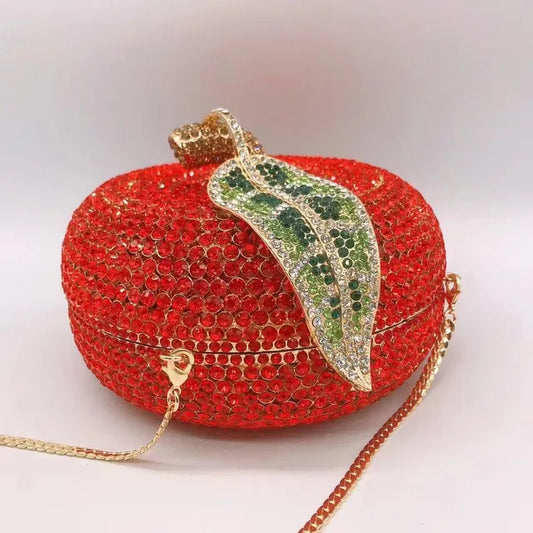 Rhinestone  Luxury Crystal Wedding Purses Diamond Party Bridal Purse