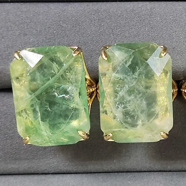 Rectangular Crystal Gemstone Rings for Women