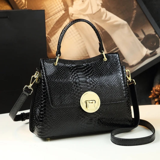 Luxury Genuine Leather Shoulder Crossbody Bag