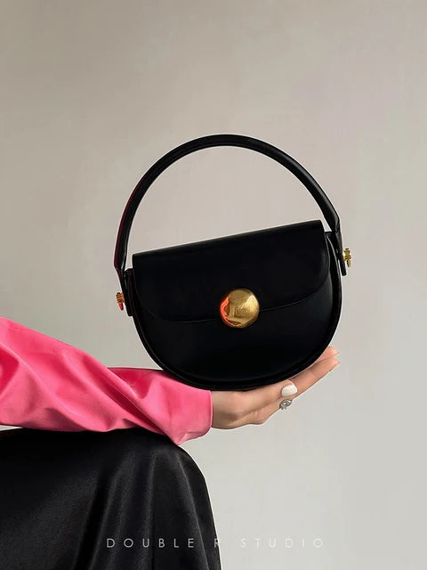 Women Luxury  New Fashion Round Bags Trend Shoulder Handbag