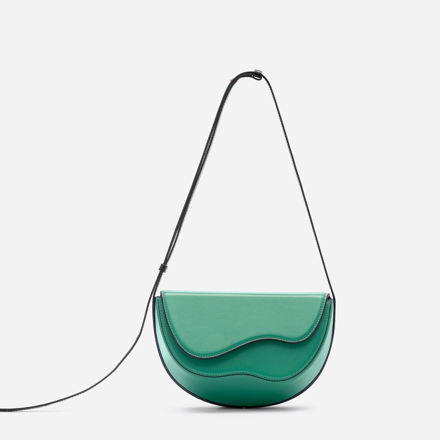 Spliced Single Shoulder Contrast Crossbody Handbag