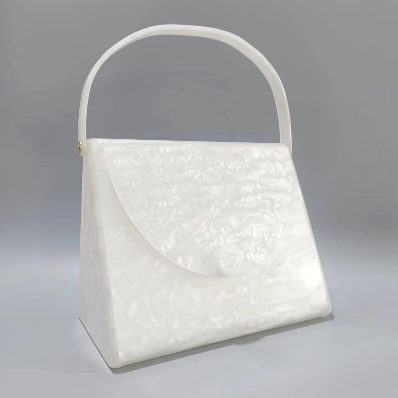 New pearlescent retro leopard print acrylic Handbag for women