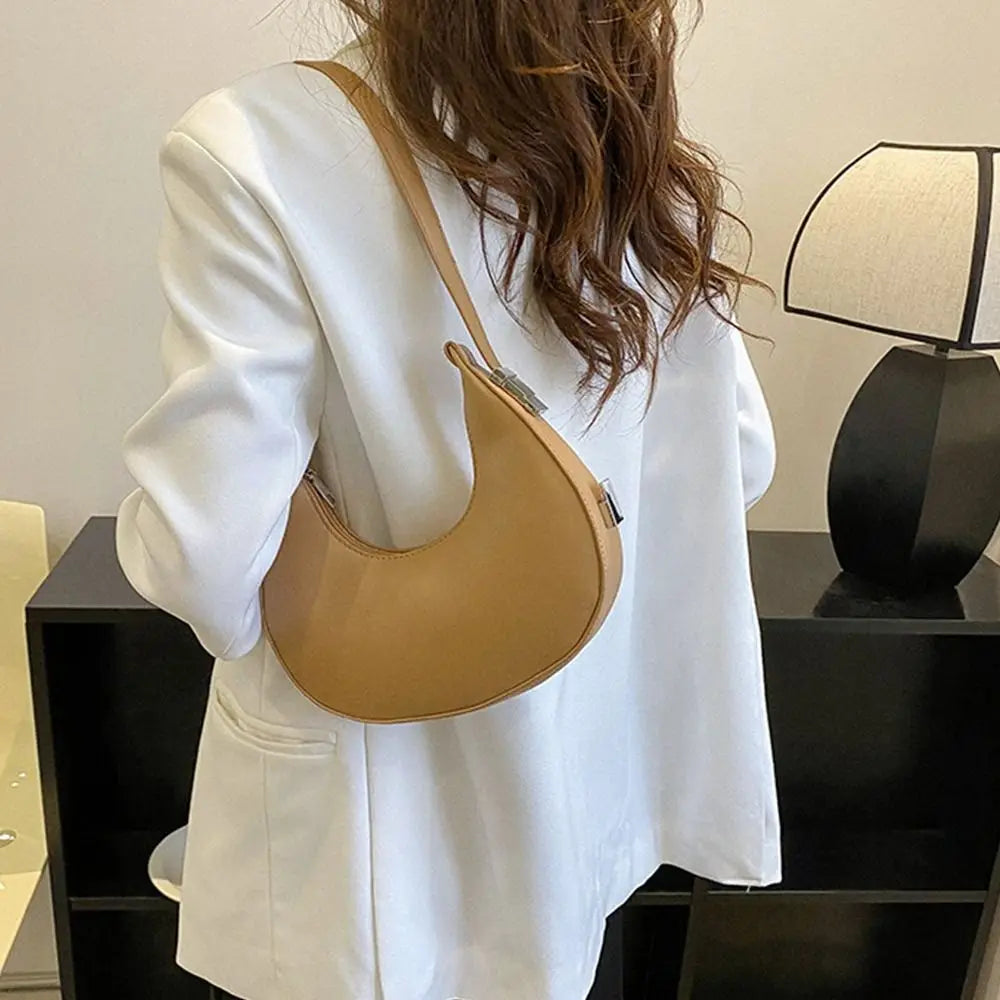 Trending Women's Fashion Clutch Handbags U Leather Hobos Bags