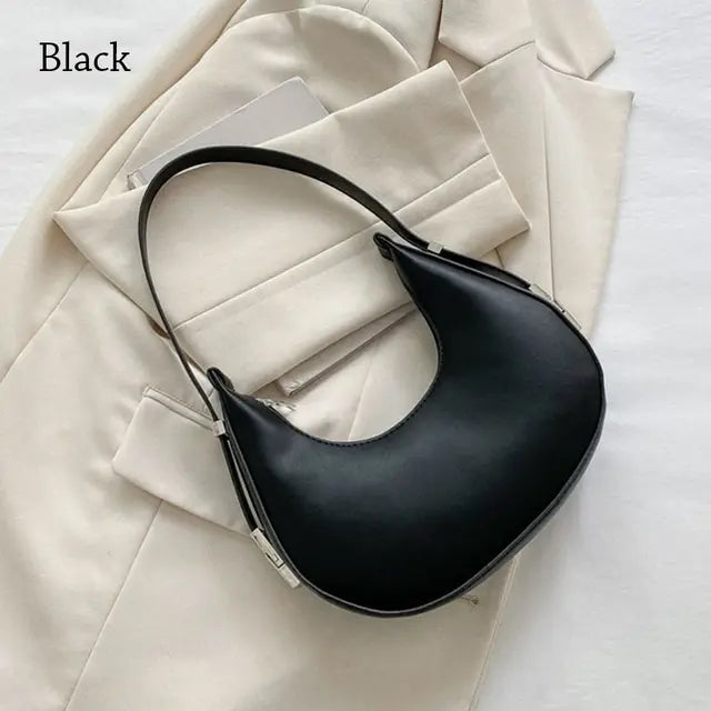 Trending Women's Fashion Clutch Handbags U Leather Hobos Bags