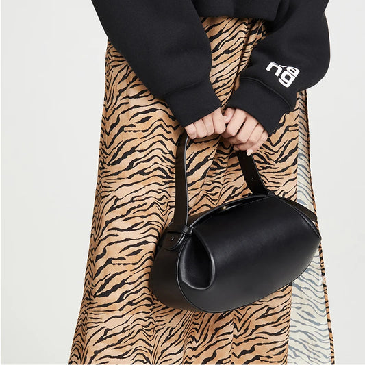 Round Hobo Crossbody Top Handle Handbag