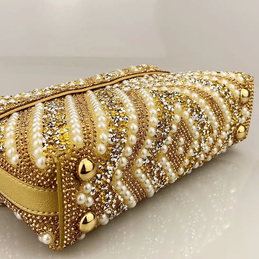 Water Diamond Underarm Handheld Bag