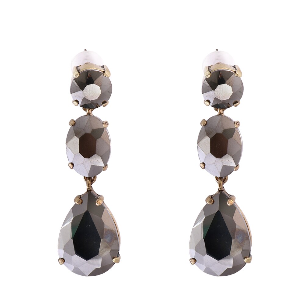 Fashion Dazzling Crystal Earrings Trendy Summer for Women