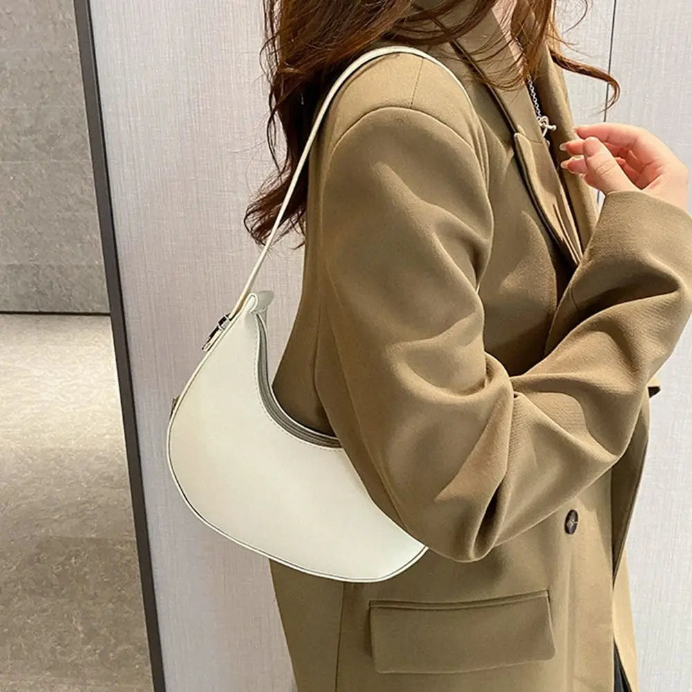 Trending Women's Fashion Clutch Handbags U Leather Hobos Bags