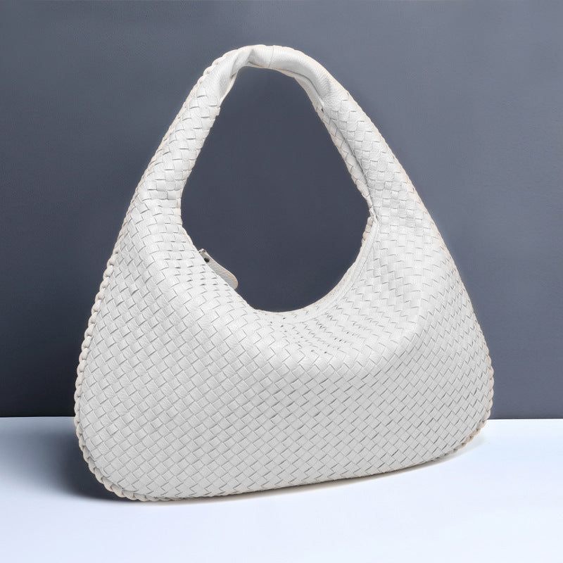 Fashion Handwoven Crescent Dumpling Bag