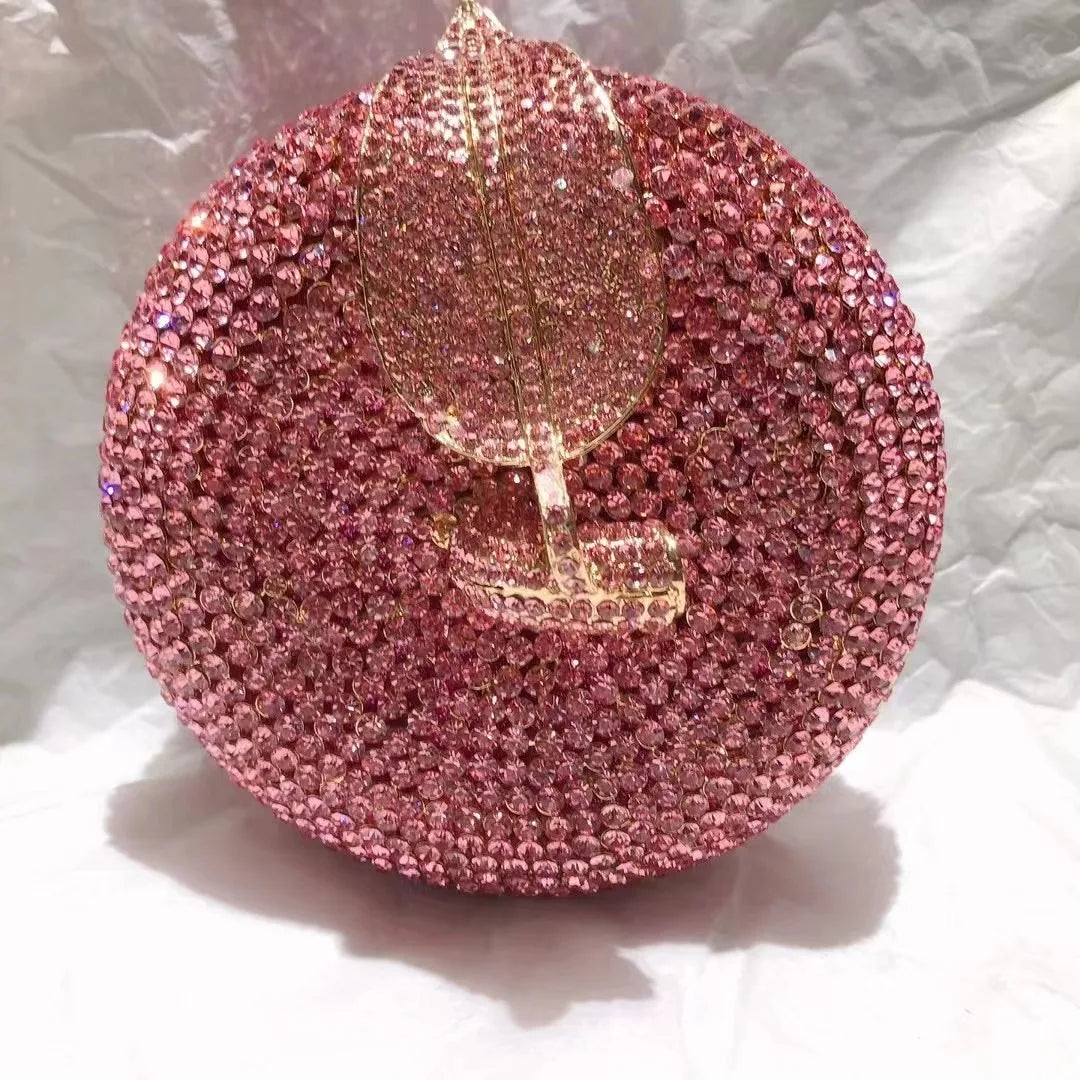 Rhinestone  Luxury Crystal Wedding Purses Diamond Party Bridal Purse