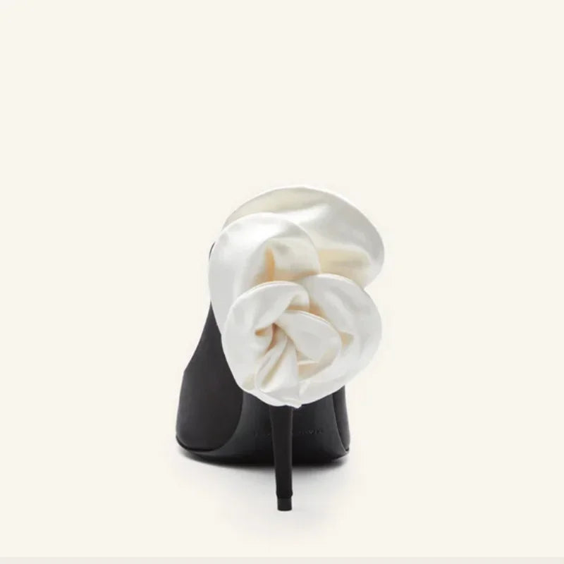 Women’s Pearl Flower High Heel Sandals