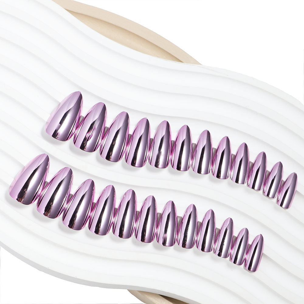 Wearable ElectroplatedNails Bronze Wearable Patch Manicure Nail Finished Products