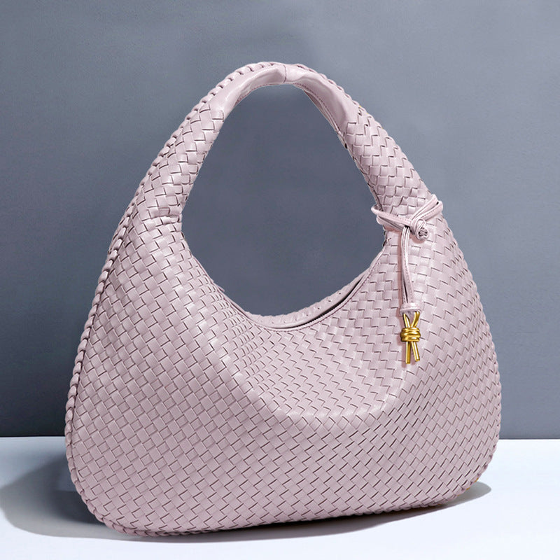 Fashion Handwoven Crescent Dumpling Bag