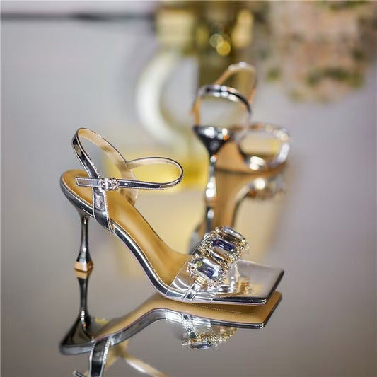 Open toe  heel fairy style  with sexy women's shoes
