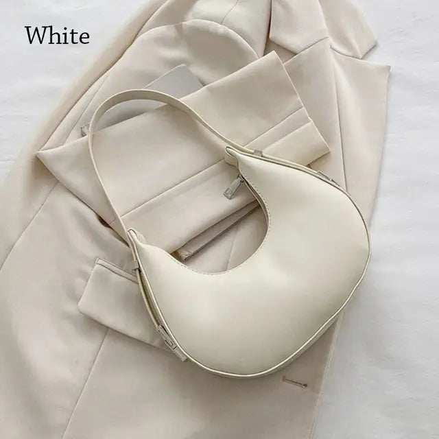 Trending Women's Fashion Clutch Handbags U Leather Hobos Bags