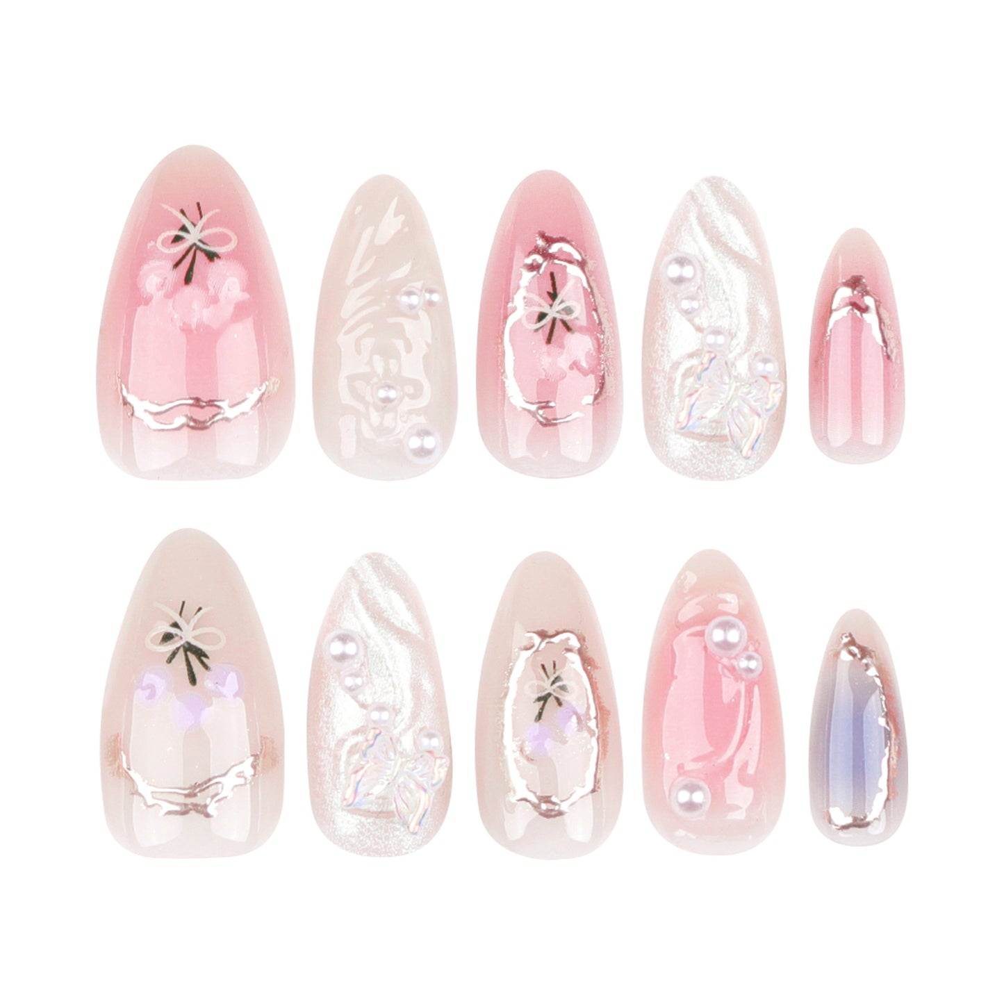 High-grade Aurora Manicure Fake Nail Tip